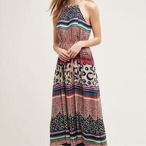 Anthropologie Donna Morgan Mayrona Midi Dress size 16 NWT